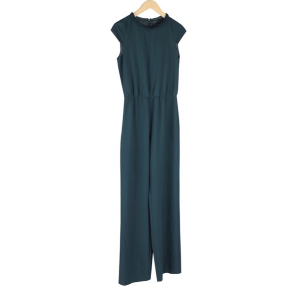 Wide leg romper